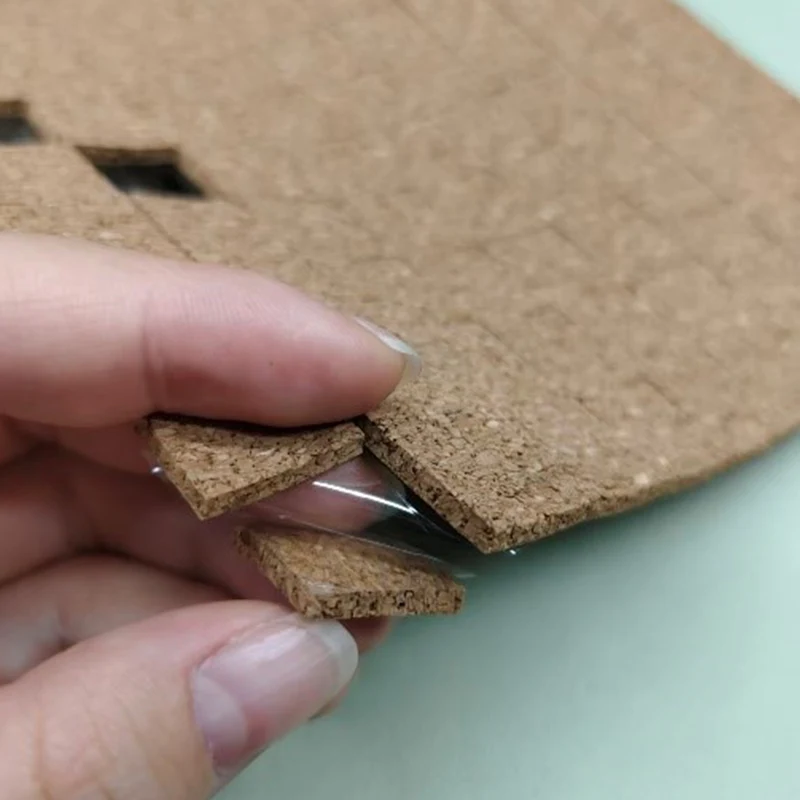 Almofadas de transporte de cortiça de 1/8